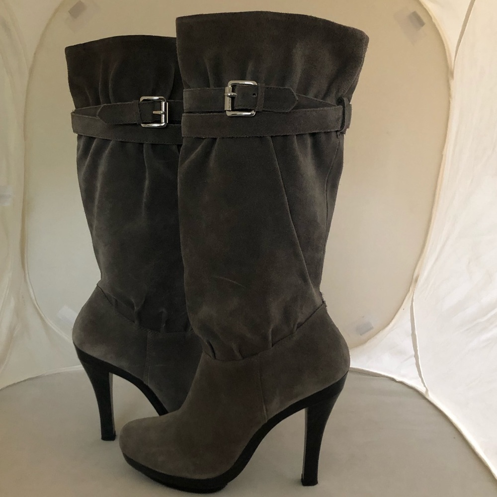 Michael Kors Gray suede boots size 7